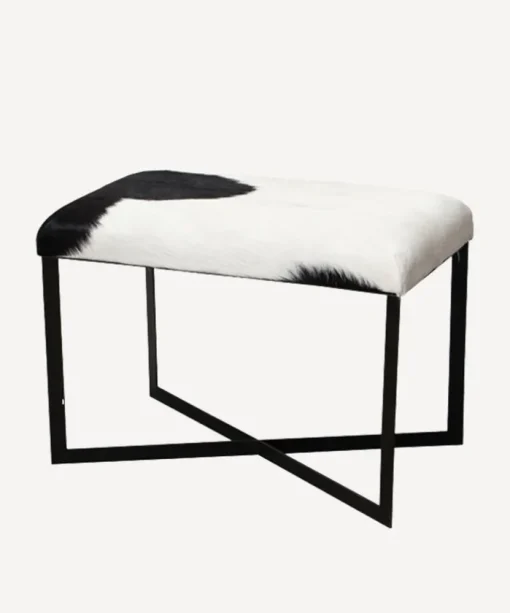 Anouk Black Goat Stool