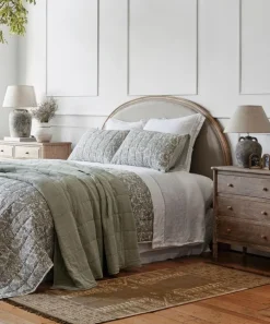 Arch Bed Head Natural Linen King