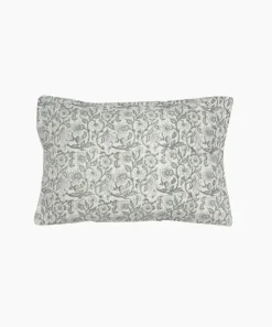 Athena Handblock Blue Pillow Covers (2PC)