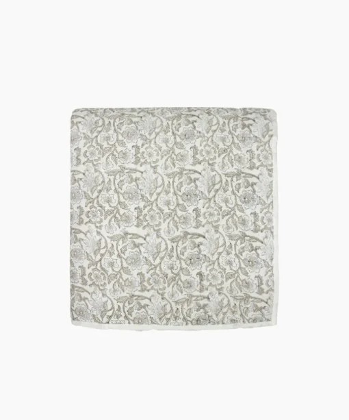 Athena Handblock Natural Coverlet Small