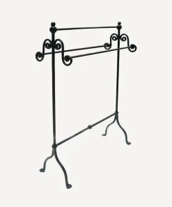 Black Iron Towel Rail