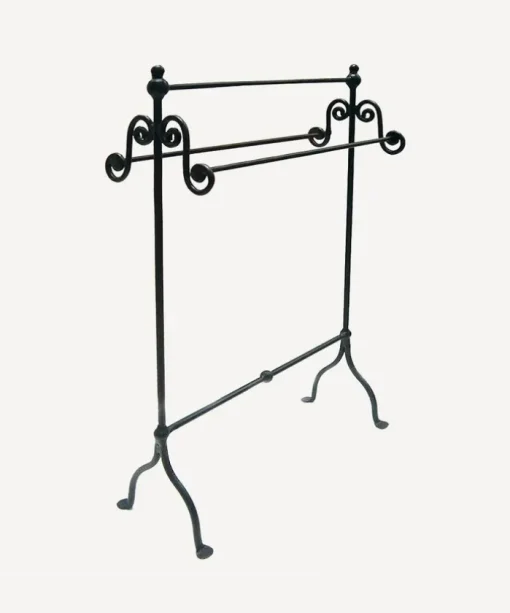Black Iron Towel Rail