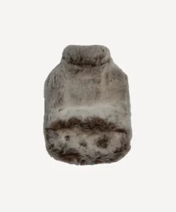 Chestnut Faux Fur Hot Water Bottle Cover