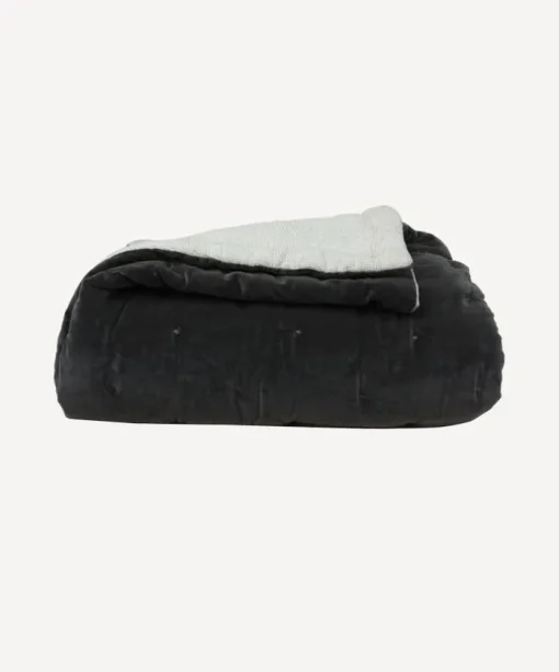Coal Velvet Bedspread King/Super King