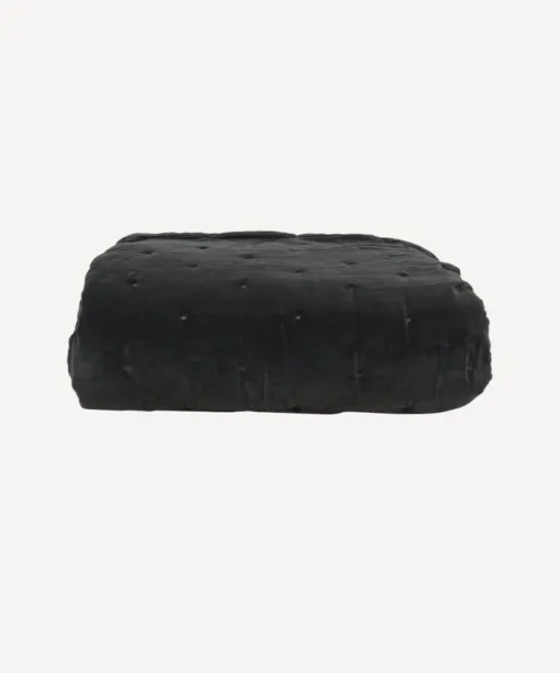 Coal Velvet Bedspread King/Super King