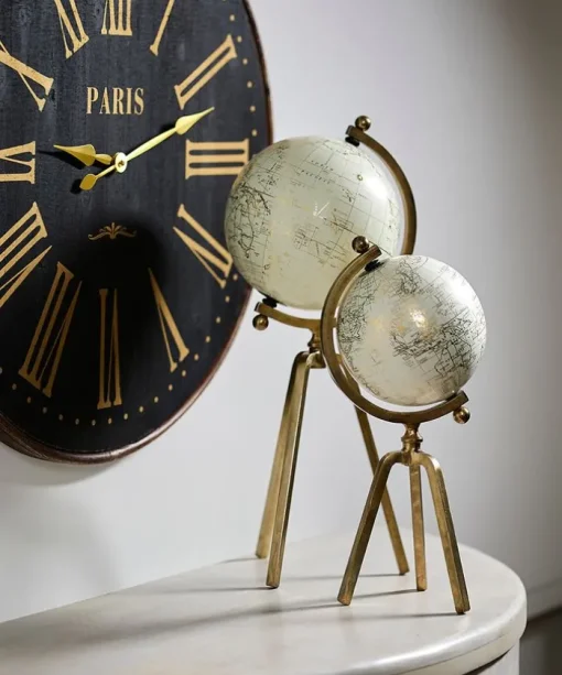 Cream Gold Globe Large