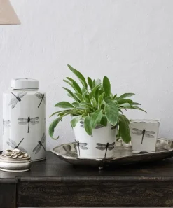 Dragonfly Round Planter