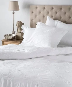 Embelli Queen Embroidered Duvet Cover