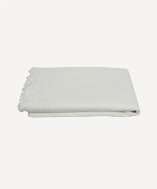 Embroidered Tablecloth White Small