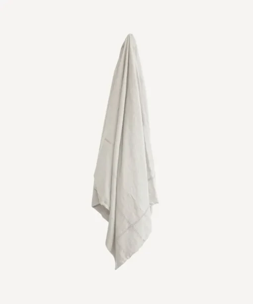 Emilie Linen Duvet Cover Queen Ecru
