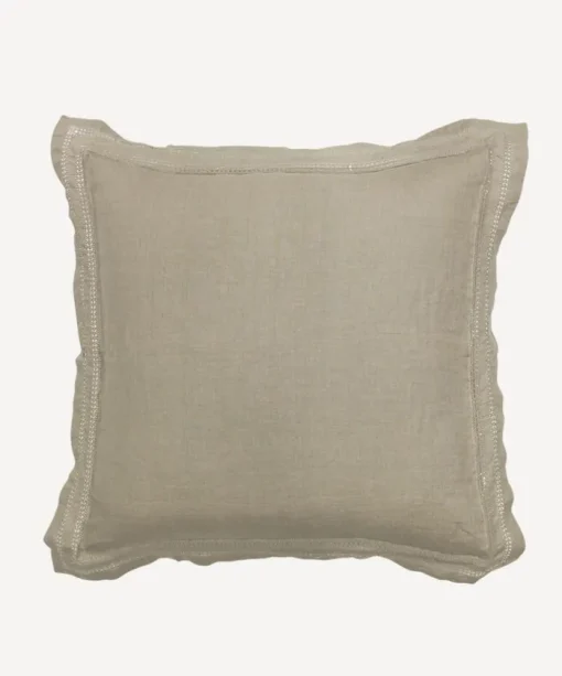 Emilie Linen Euro Pillow Cover Sand (2PC)