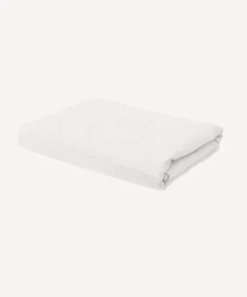 Emilie Linen Fitted Sheet King Ecru