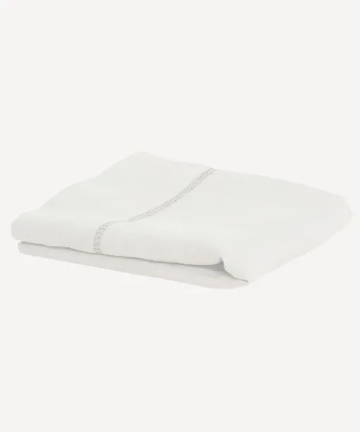 Emilie Linen Flat Sheet King Ecru