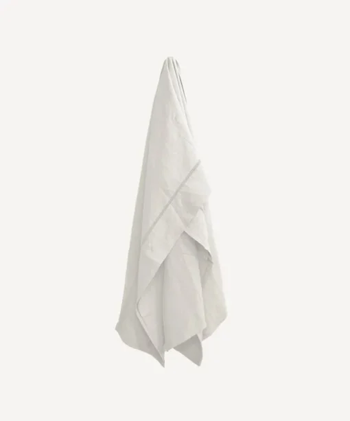 Emilie Linen Flat Sheet King Ecru