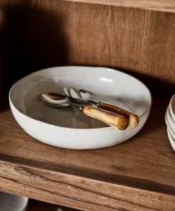 Franco White Large Serving Bowl