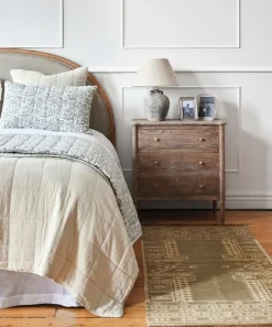 Freya Quilt Ecru Small