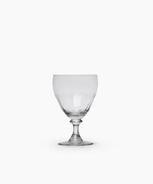 Melon Cut Brandy Glass