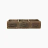 3 Part Organizer Faux Drawers