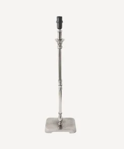 Rectangle Tall Lampbase Antique Silver