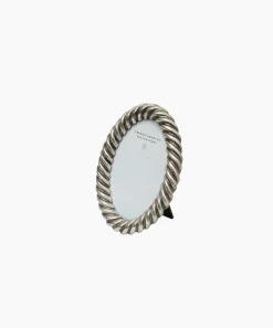 Rope Oval Photo Frame 4x6