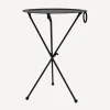 Round Black Atlas Table