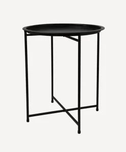 Round Tray Table on Folding Legs