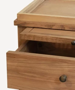 Saskia Bedside Table Oak Natural