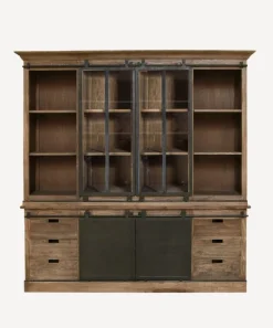 Sliding Door Double Cabinet