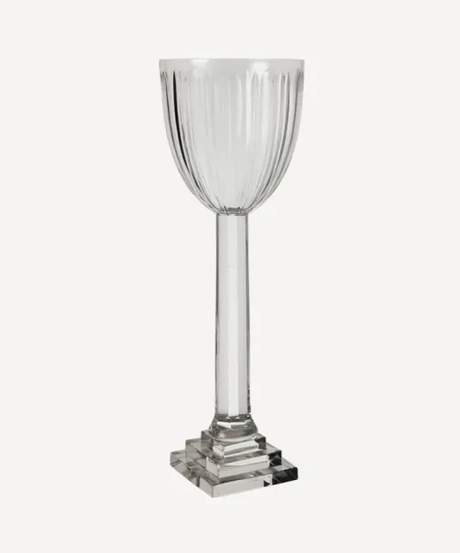 Tall Candleholder Panelled Cup