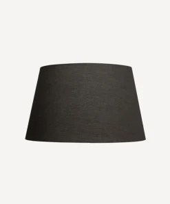 Tapered Drum Linen Shade Black 40cm