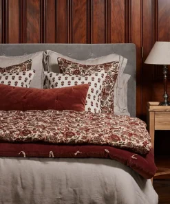 Velvet Lodge Cushion Cover Brick