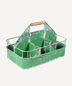 Vintage Metal Seed Crate