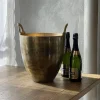 Wine Bucket Burnt Pewter Large